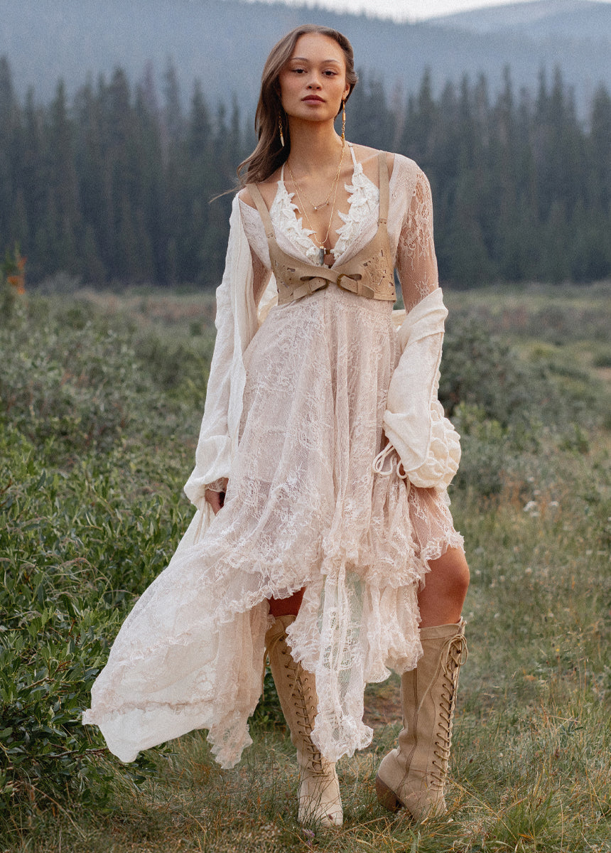 Bennett Dress in Oat