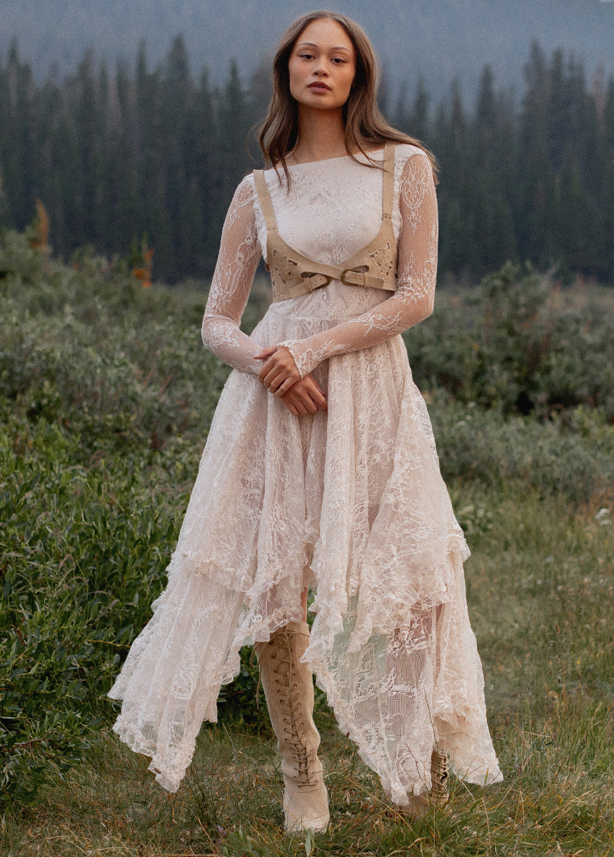 Bennett Dress in Oat