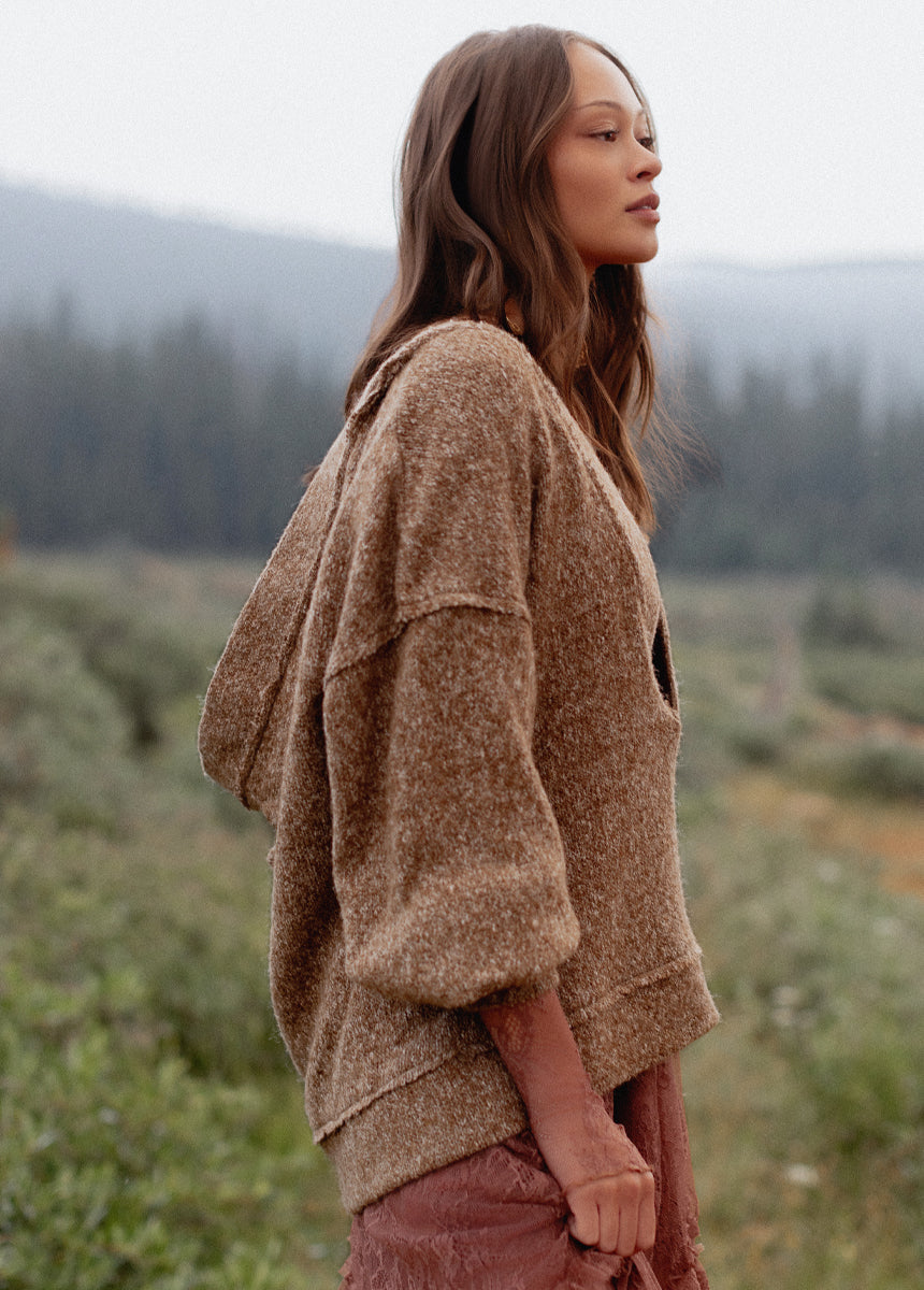 Ona Sweatshirt in Chestnut