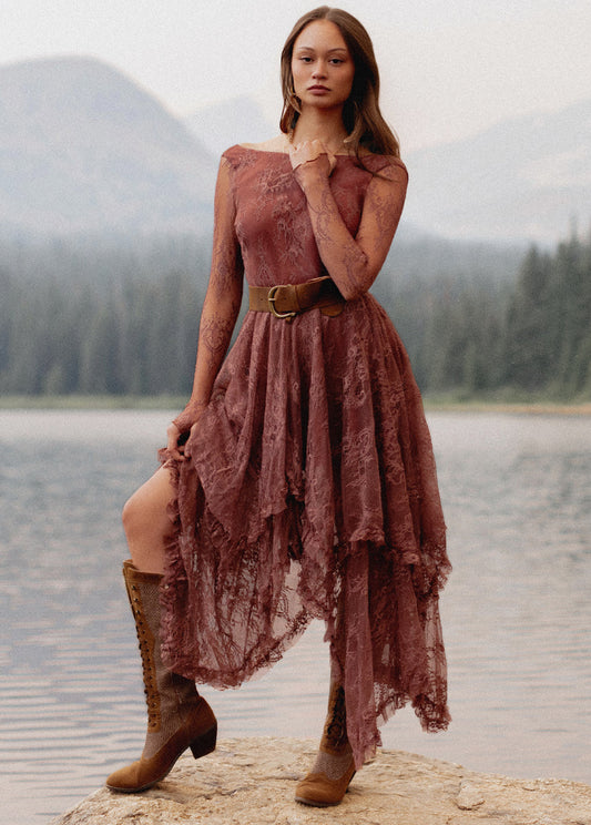 Bennett Dress in Cedar