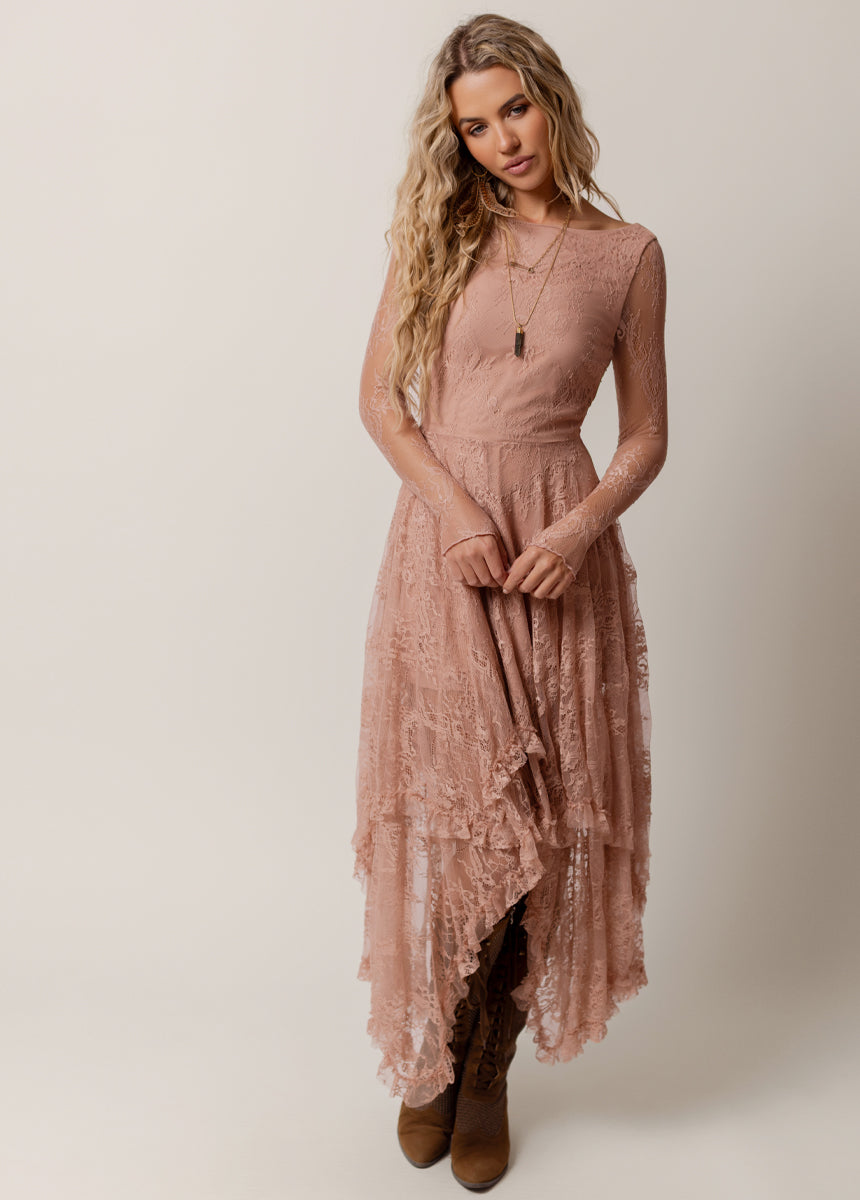 Bennett Dress in Desert Shell