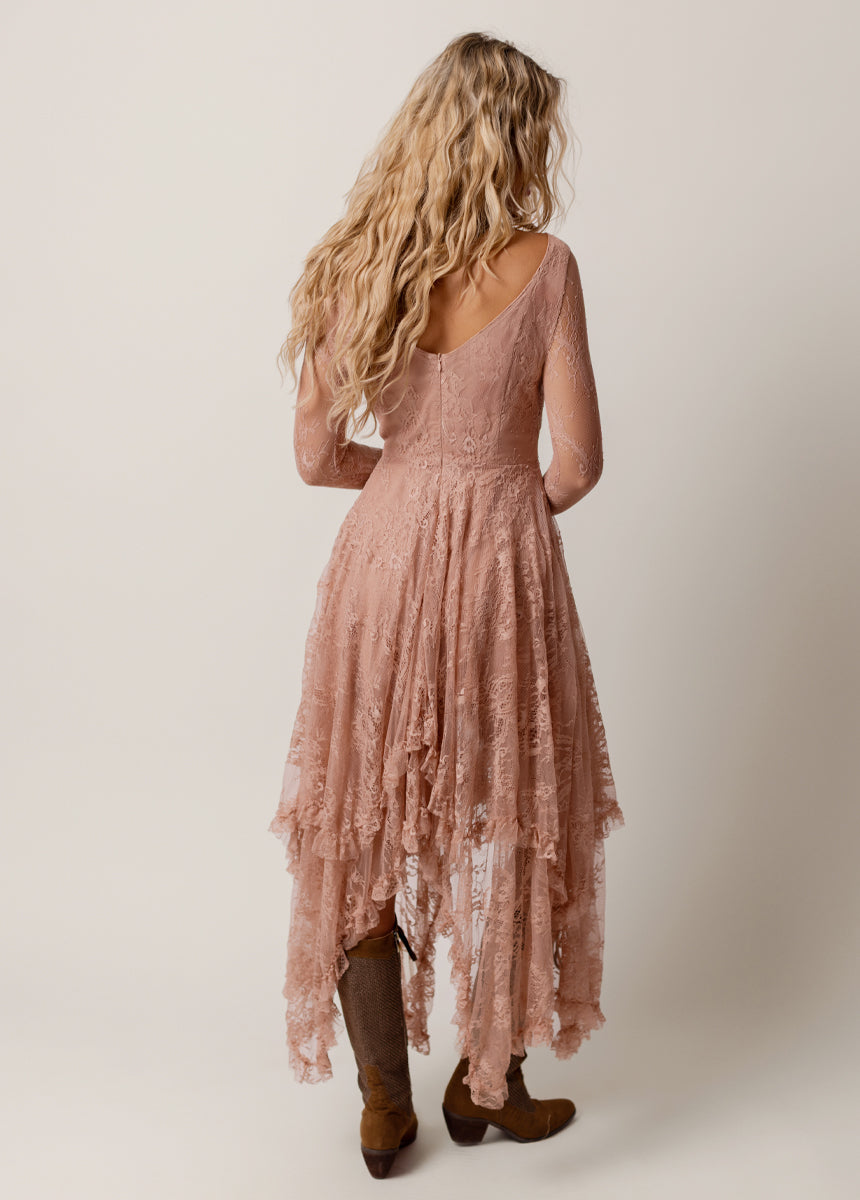 Bennett Dress in Desert Shell