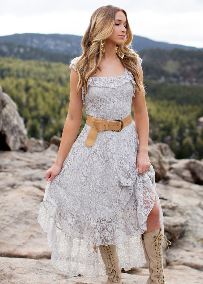 Bette Dress in Shadow Blue