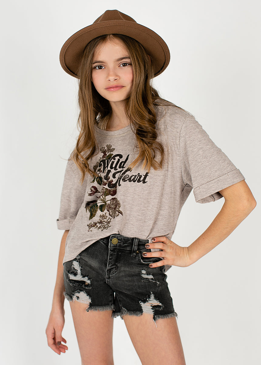 Marah Shorts in Washed Black