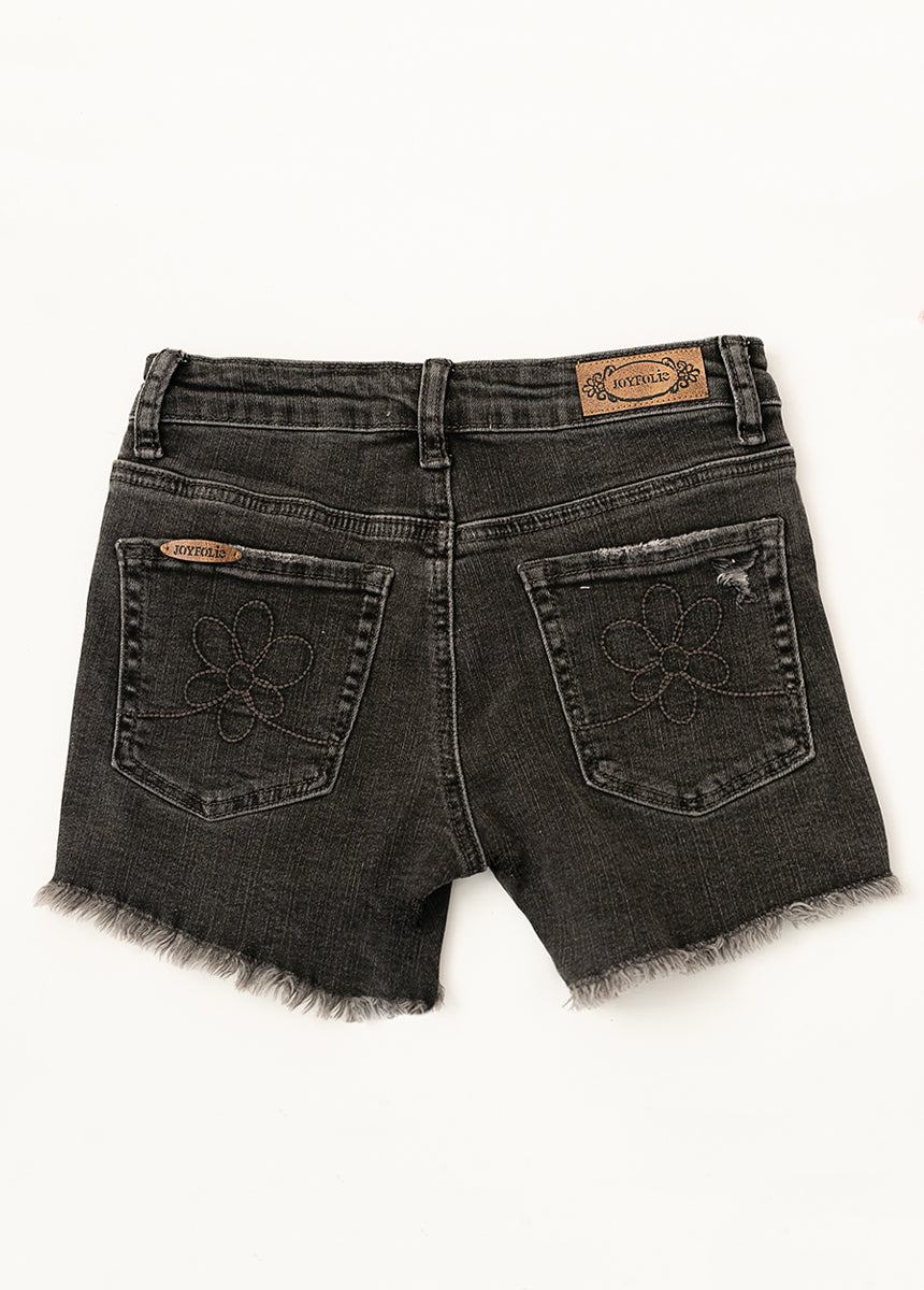 Marah Shorts in Washed Black