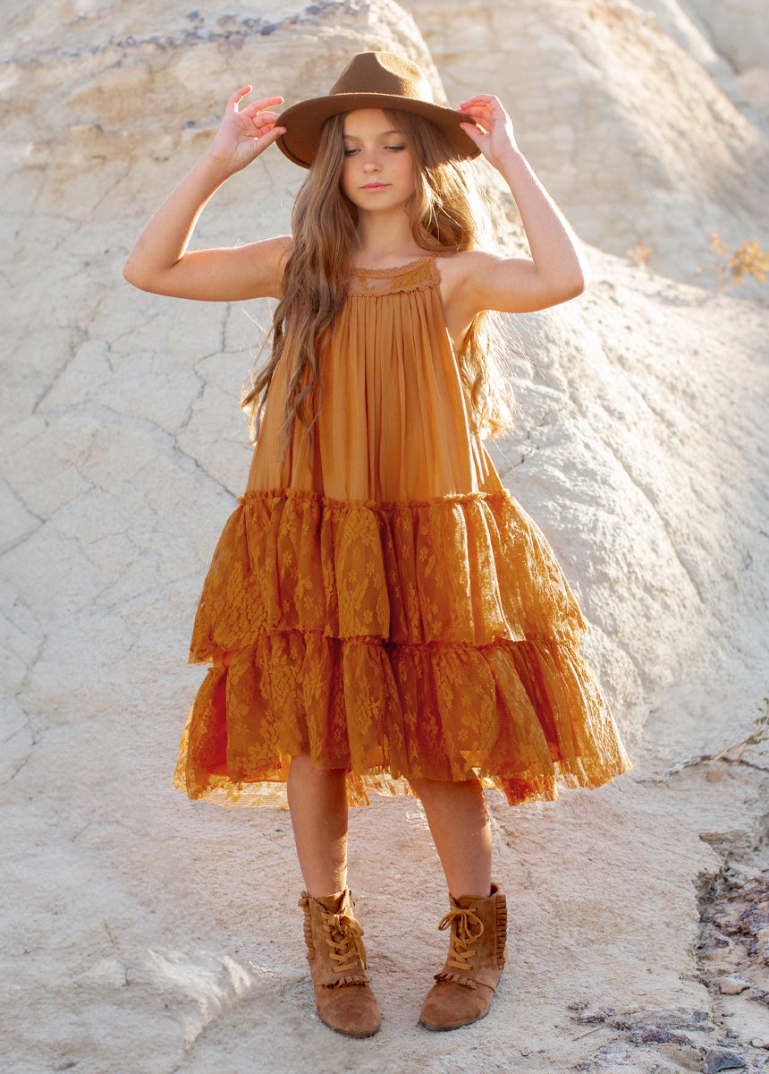 Catrina Dress in Marigold