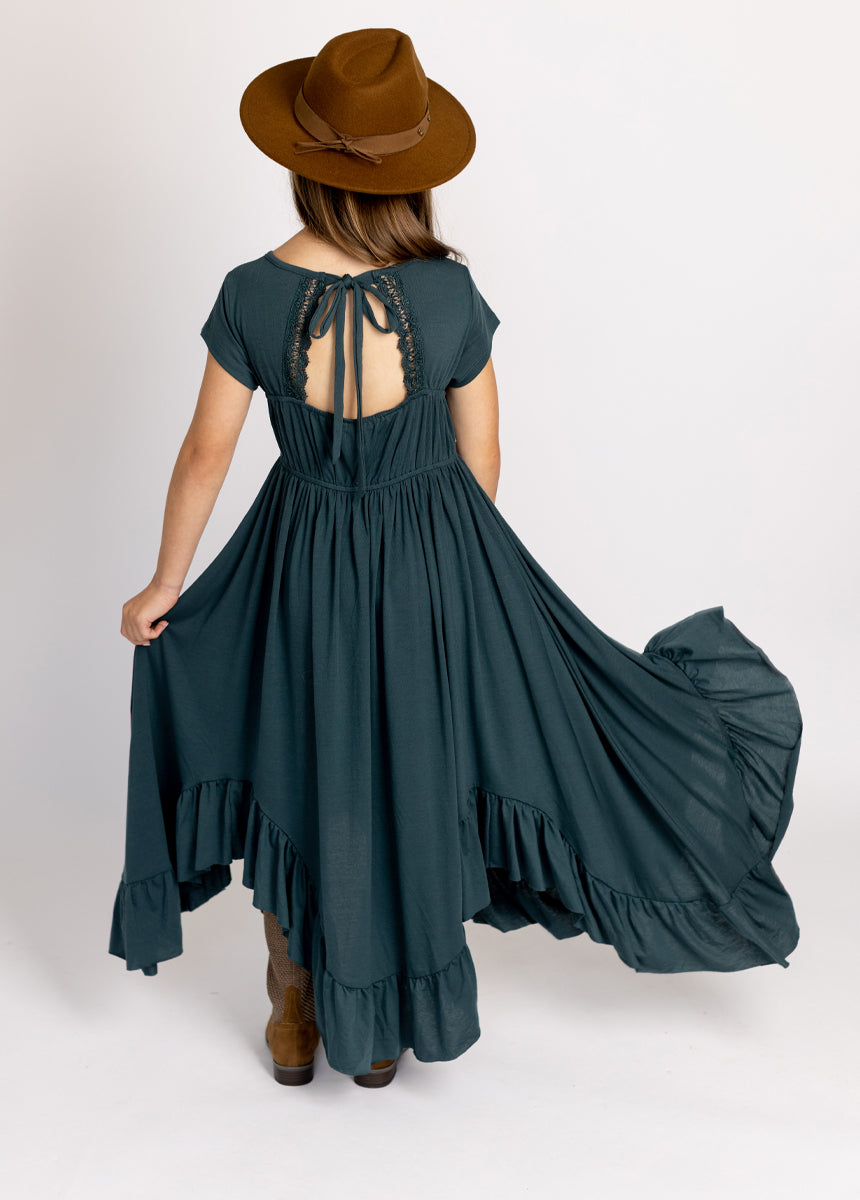 Braelyn Dress in Deep Teal