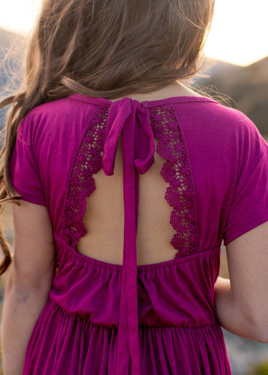 Braelyn Dress in Berry