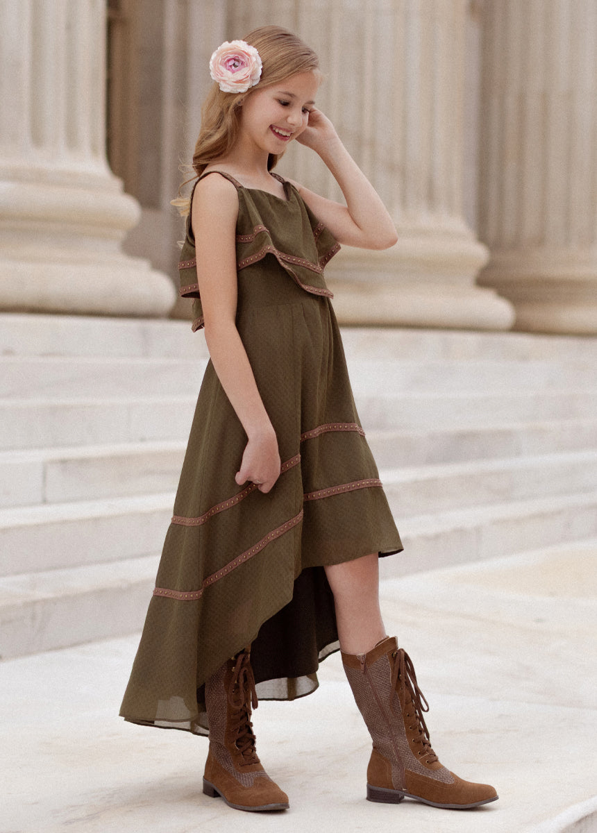 Bryanda Dress in Olive