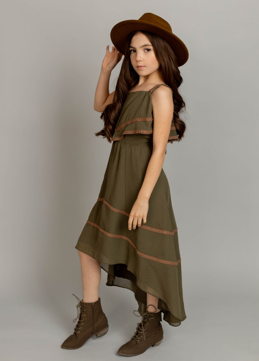 Bryanda Dress in Olive