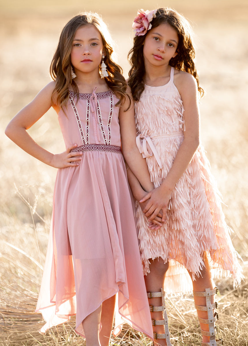 Caleo Dress in Blush