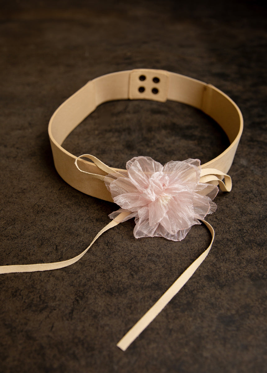 Calliana Belt in Shell/Tan