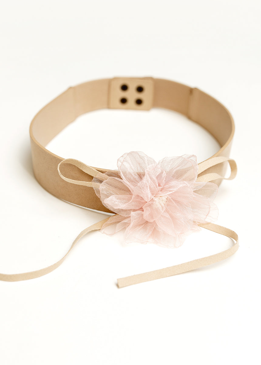 Calliana Belt in Shell/Tan