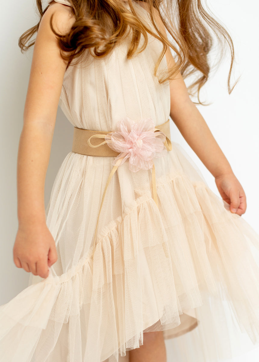 Calliana Belt in Shell/Tan