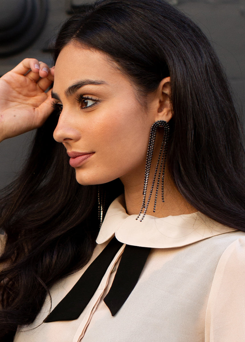 Calliope Earrings in Black