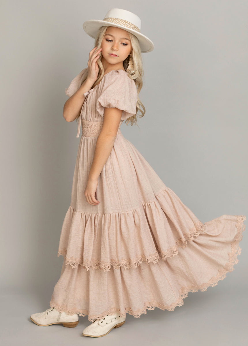 Casidy Dress in Shell