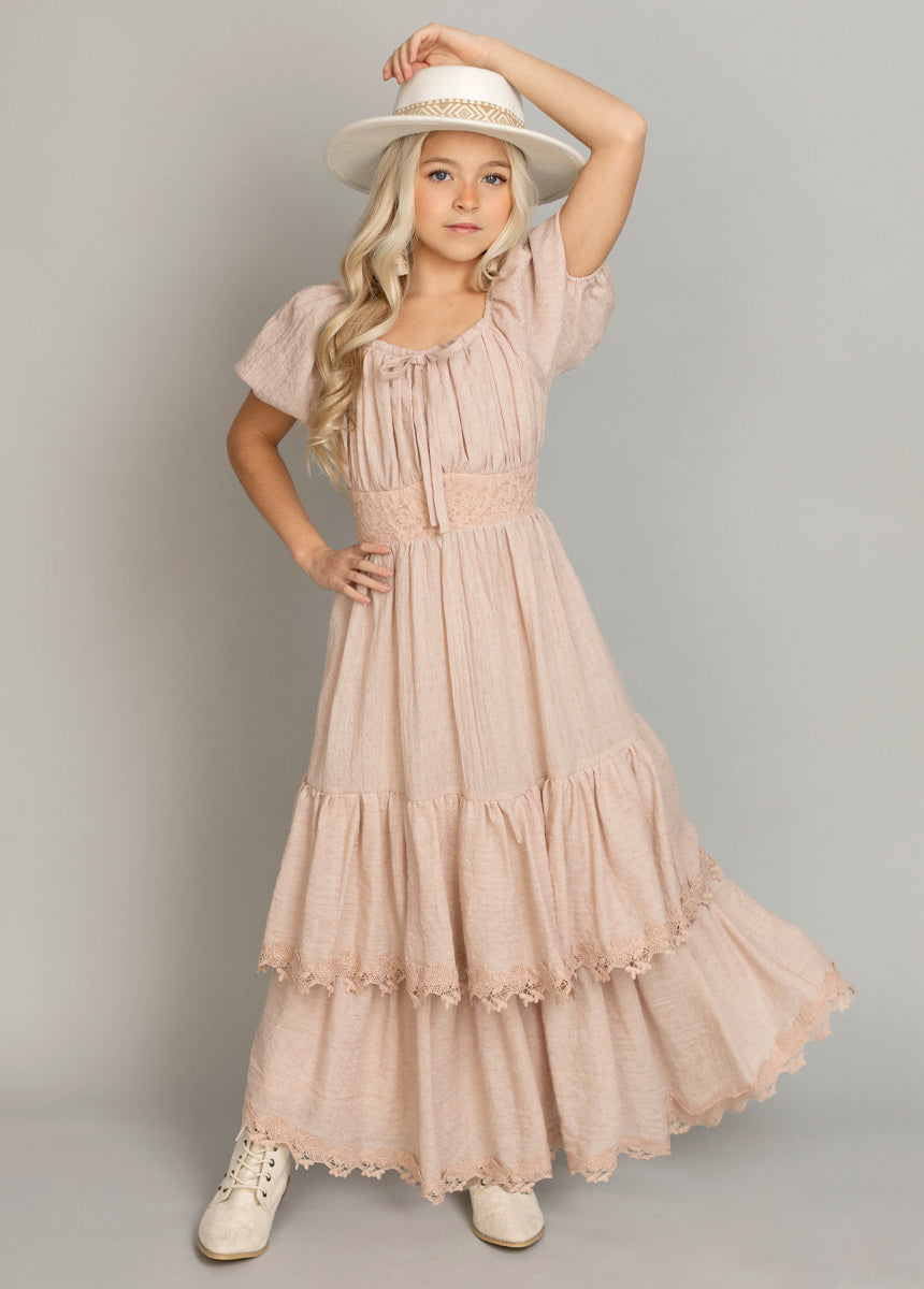 Casidy Dress in Shell