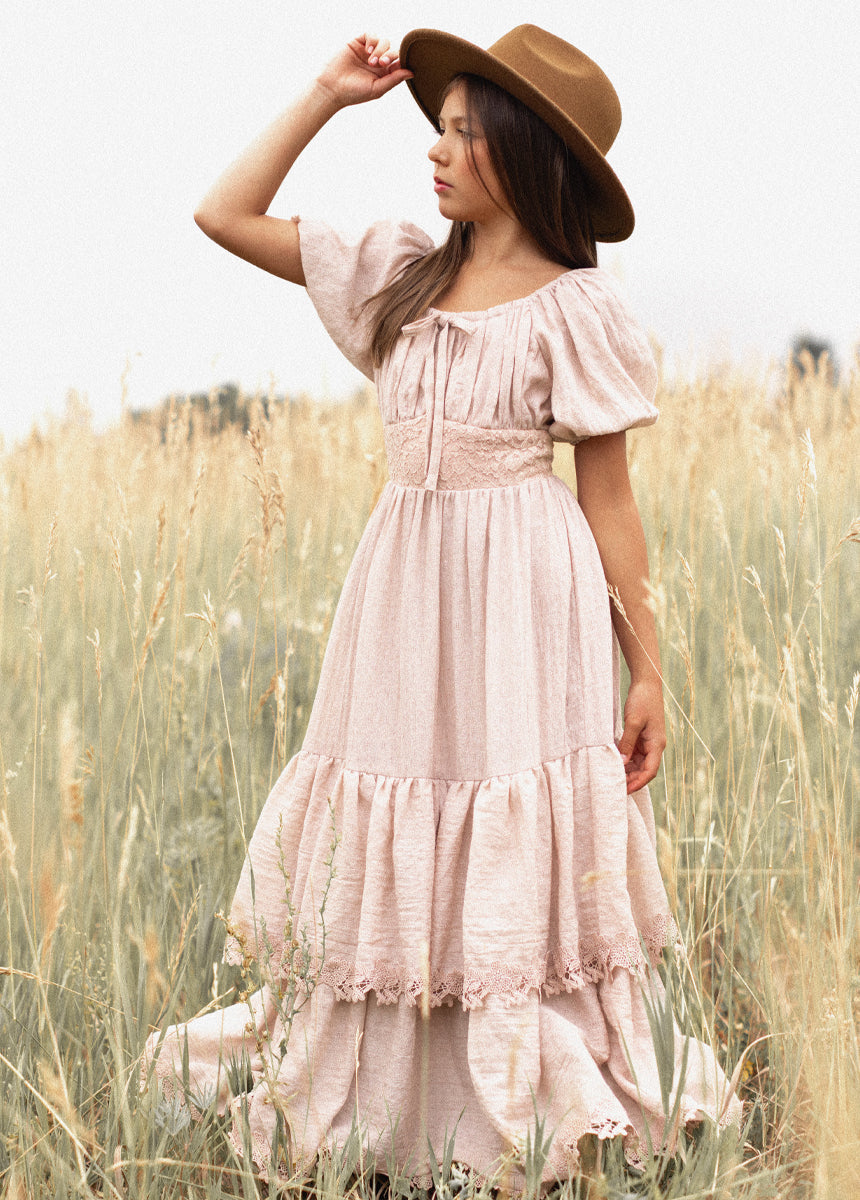 Casidy Dress in Shell