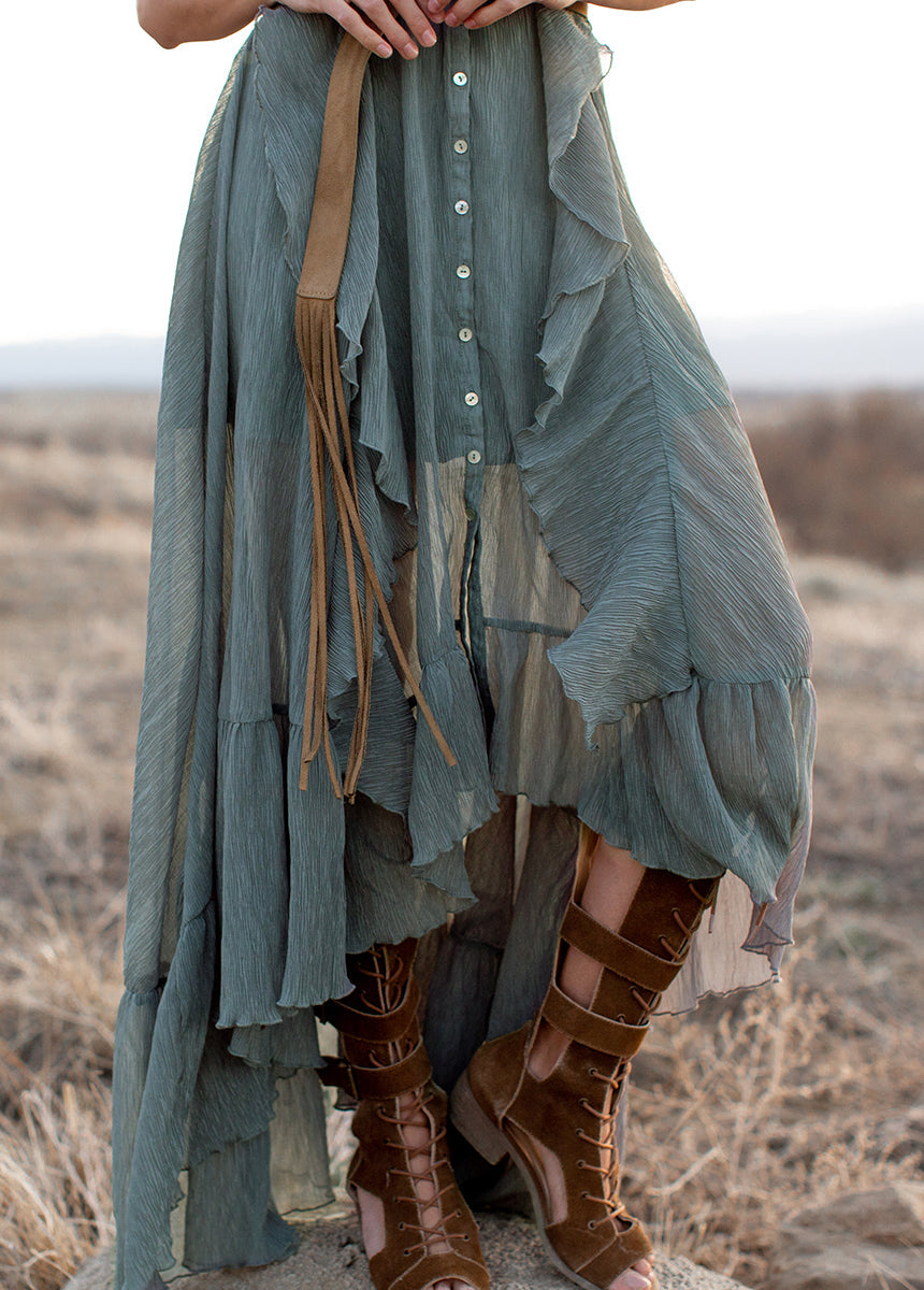 Cass Dress in Island Sage