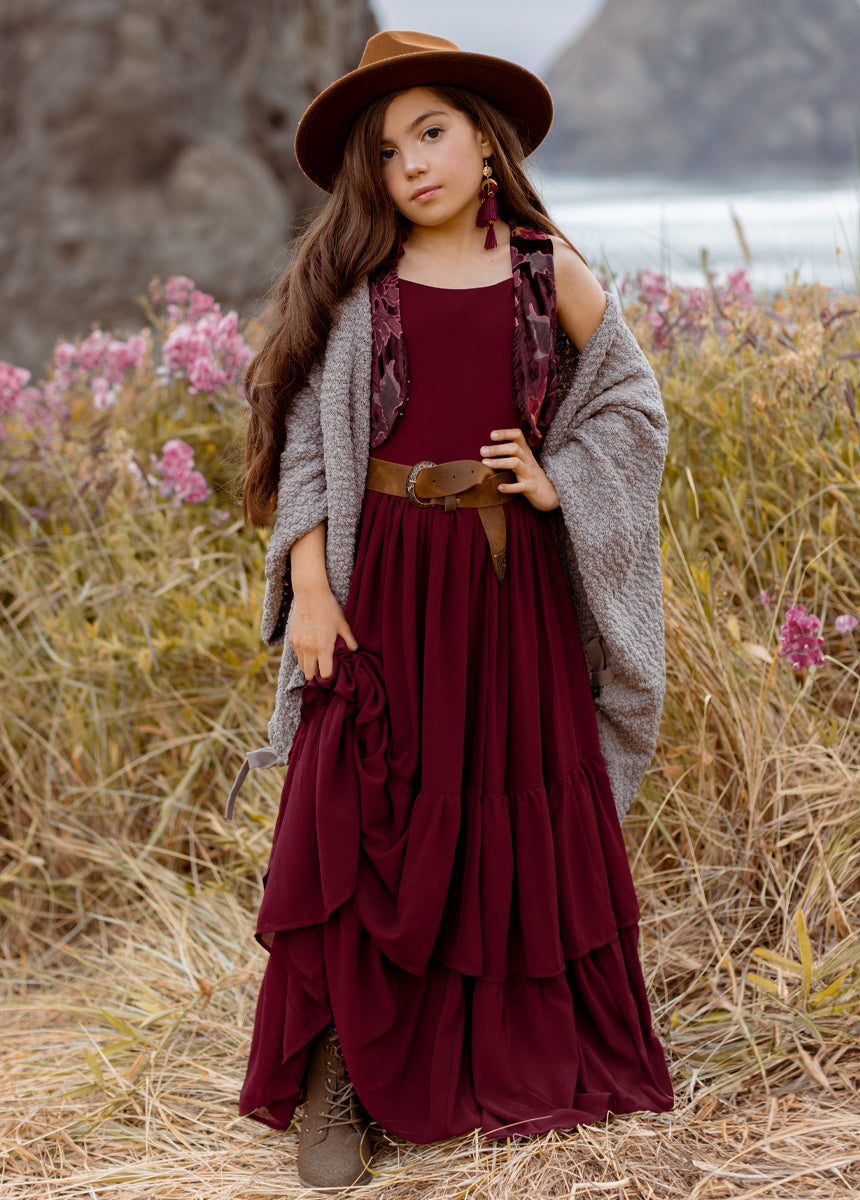 Catrin Dress in Brick