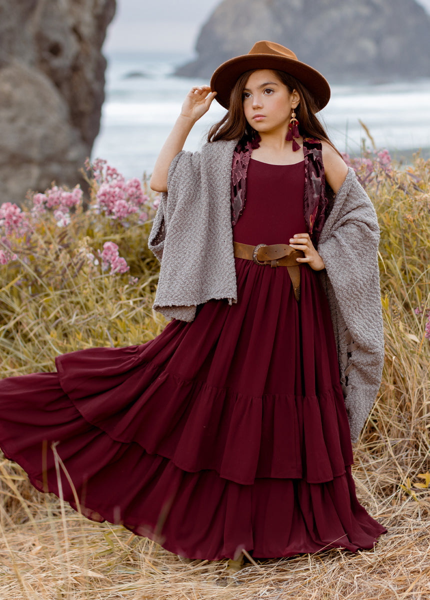 Catrin Dress in Brick