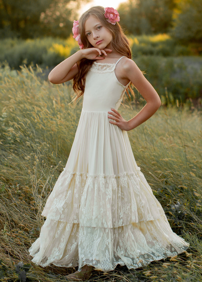 Catrin Dress in Cloud