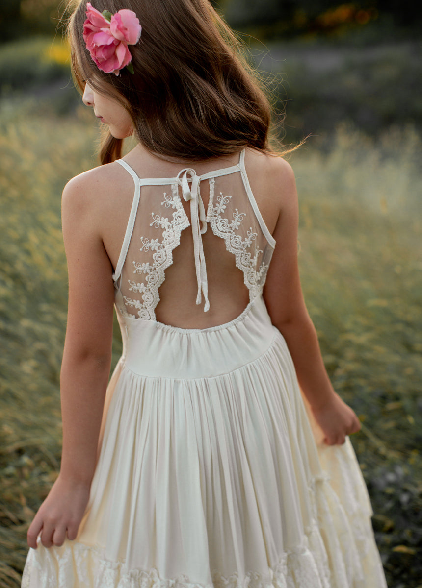 Catrin Dress in Cloud