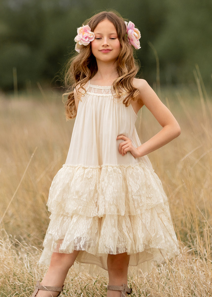 Catrina Dress in Cloud