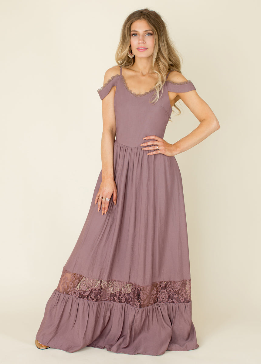 Coral Dress in Orchid