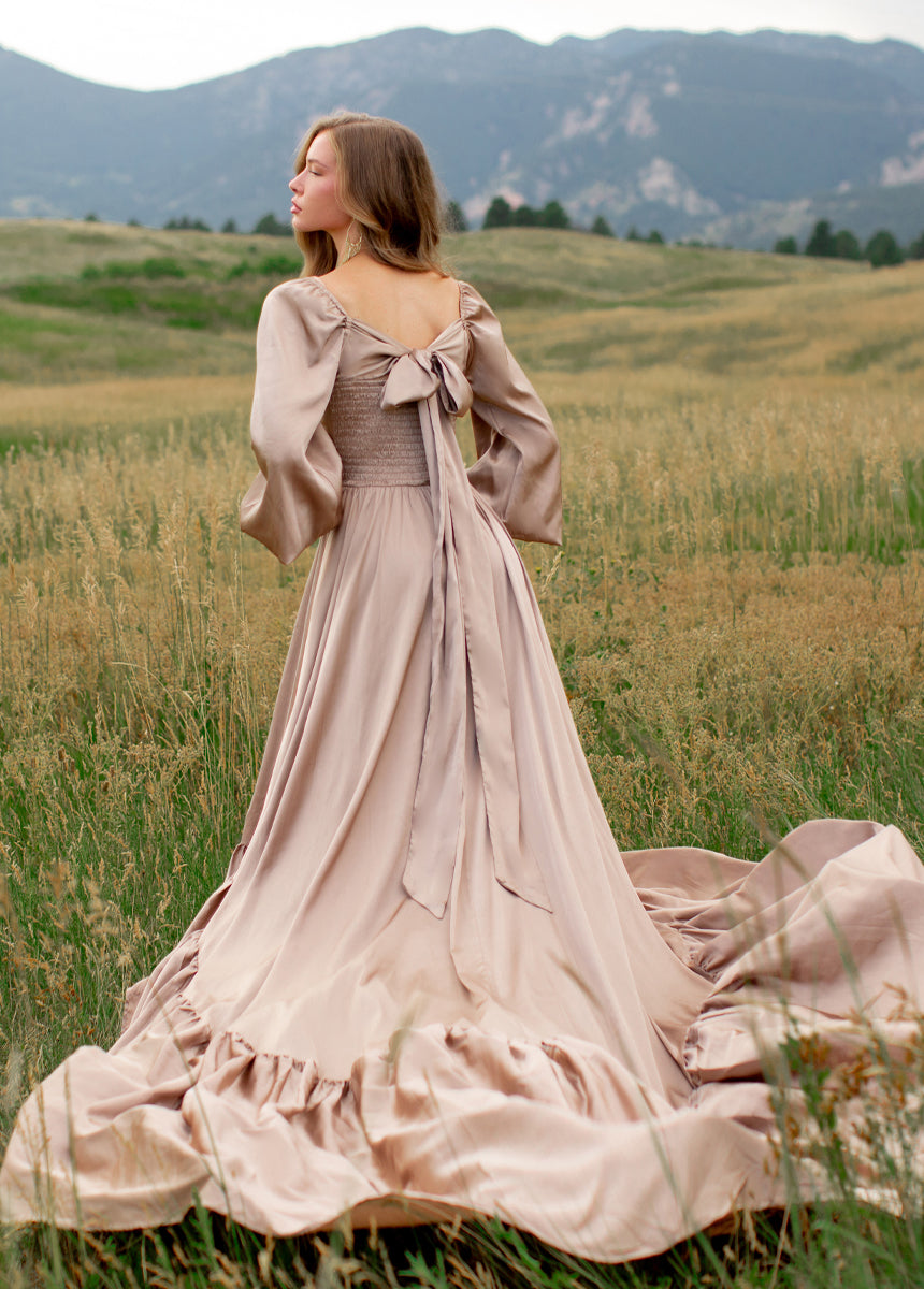 Lorna Impact Dress in Stone