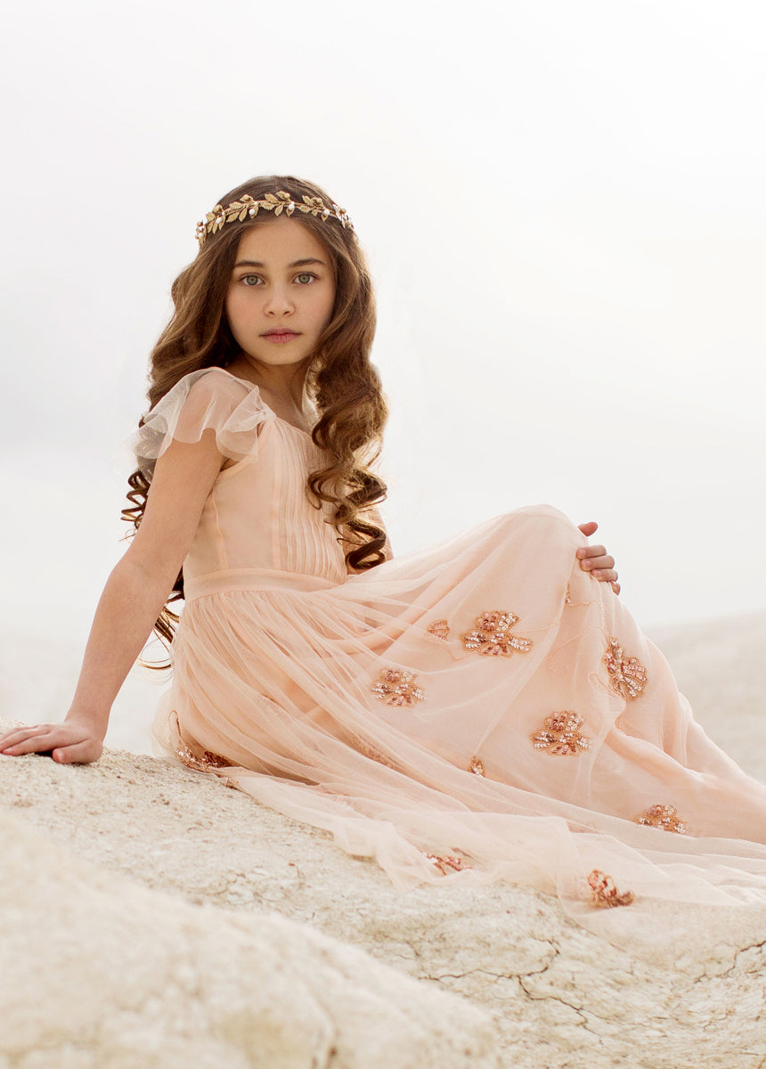 Kristine Dress in Blush