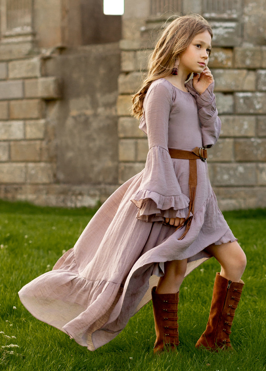 Divaya Dress in Lavender Fog