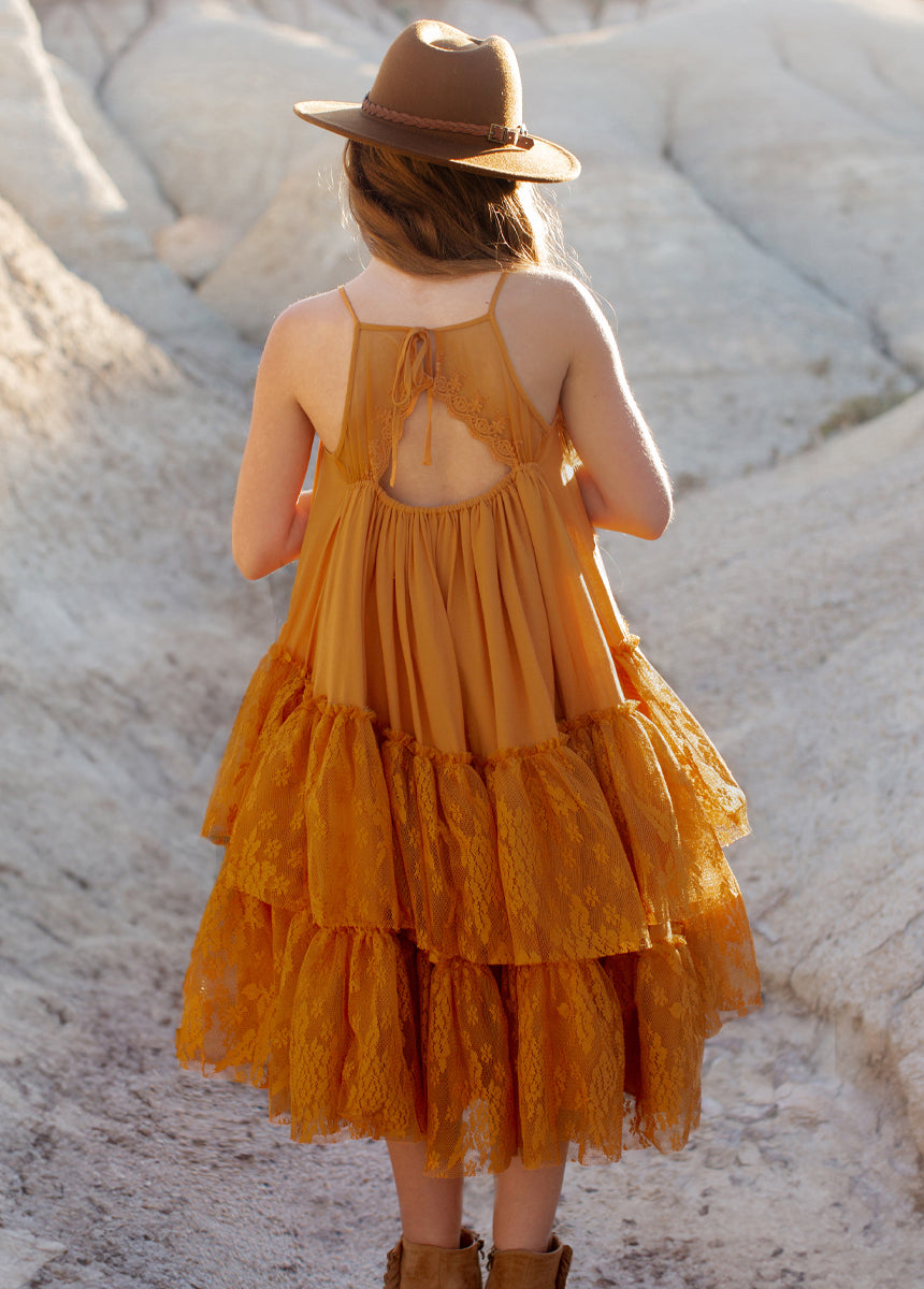 Catrina Dress in Marigold