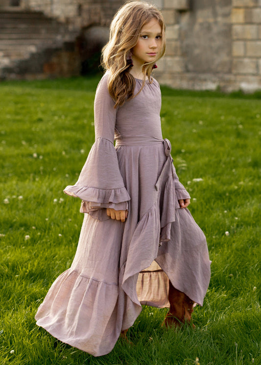 Divaya Dress in Lavender Fog