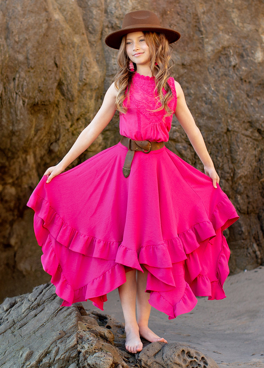 Sena Skirt in Fuchsia