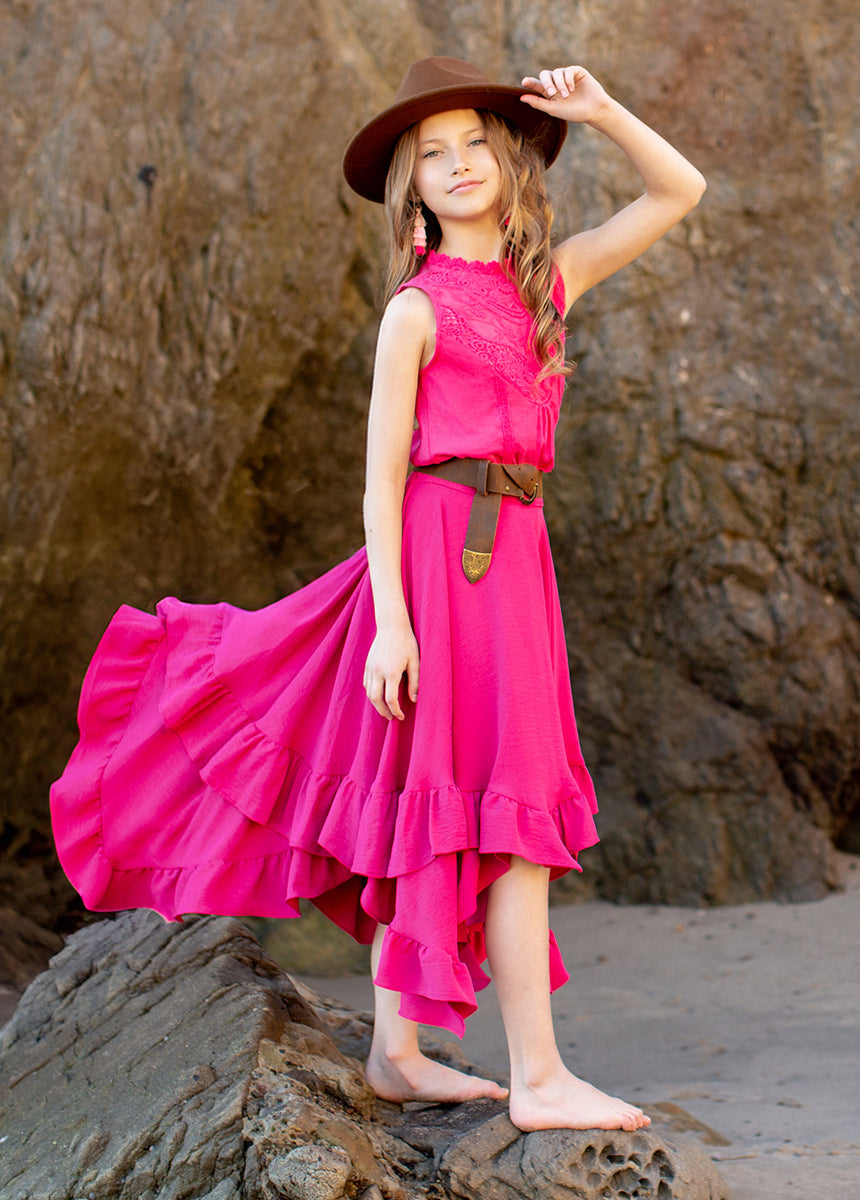 Sena Skirt in Fuchsia