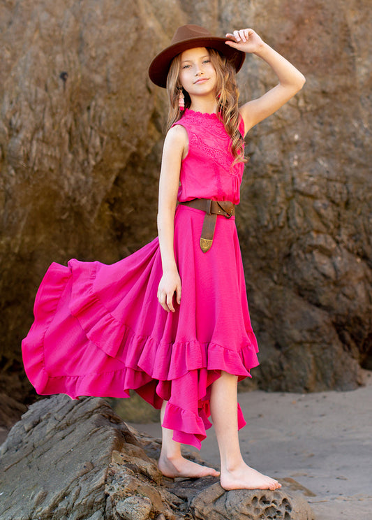 Sena Skirt in Fuchsia