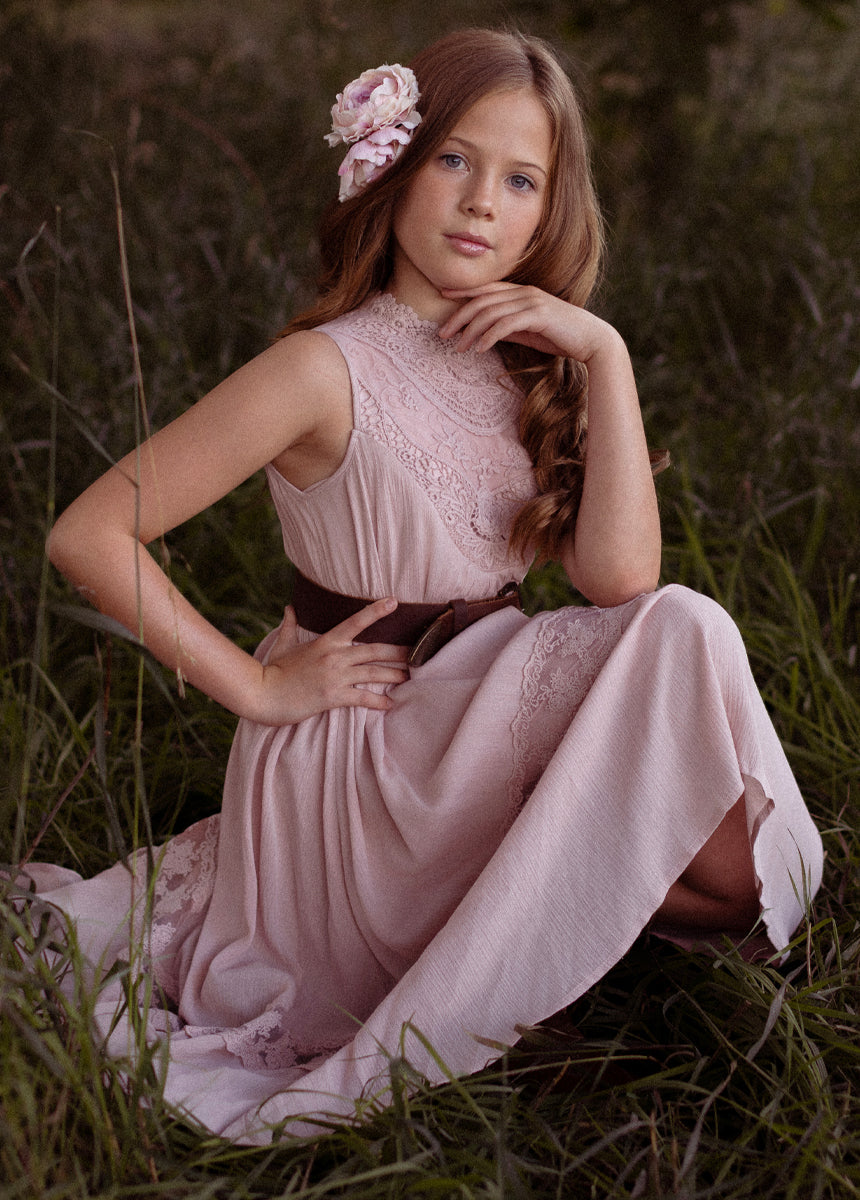 Delphina Dress in Shell