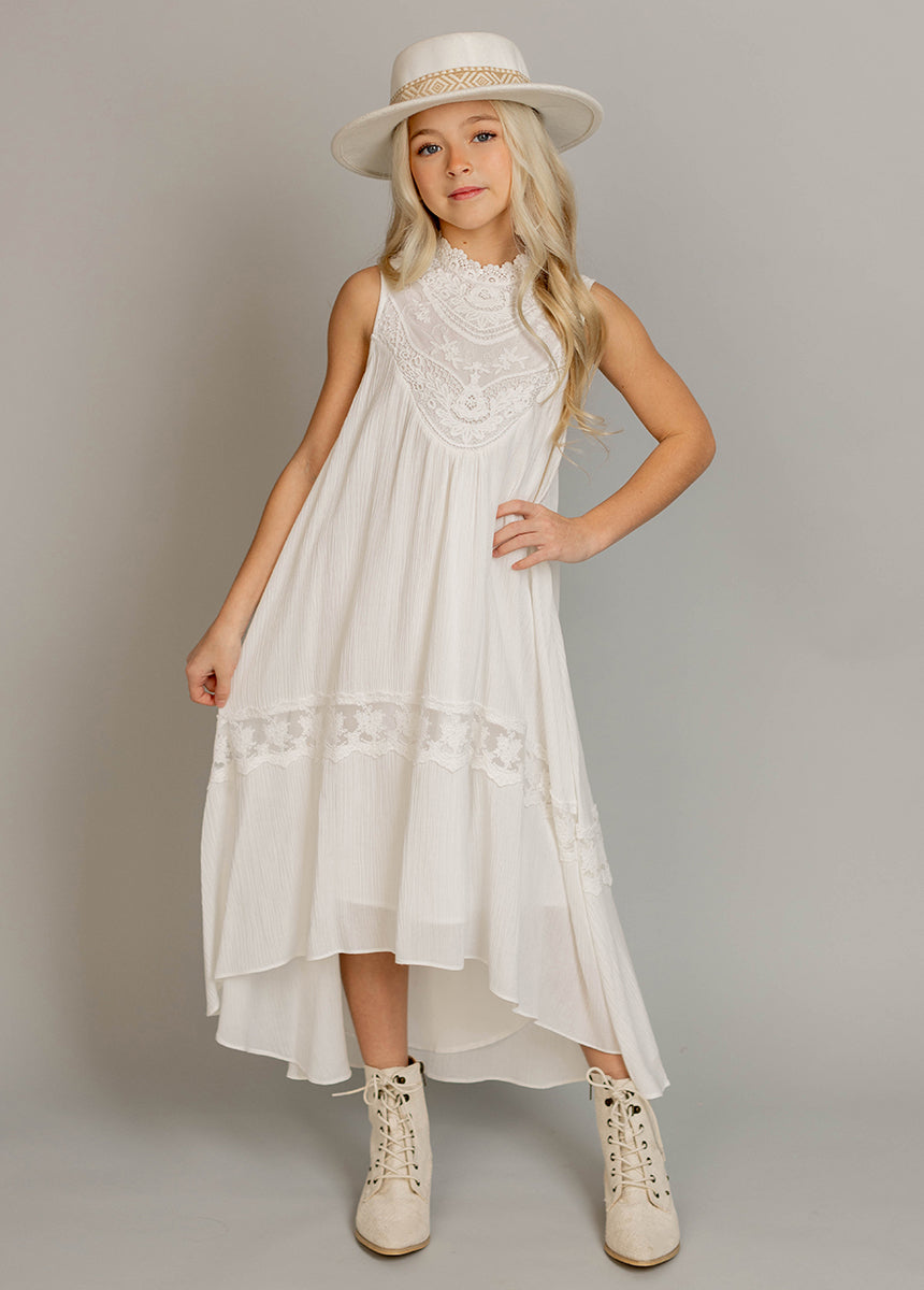 Delphina Dress in Cream