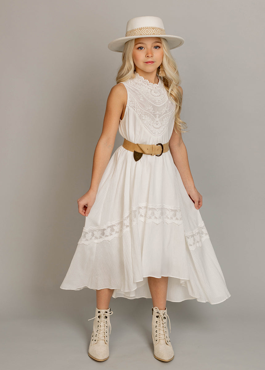 Delphina Dress in Cream