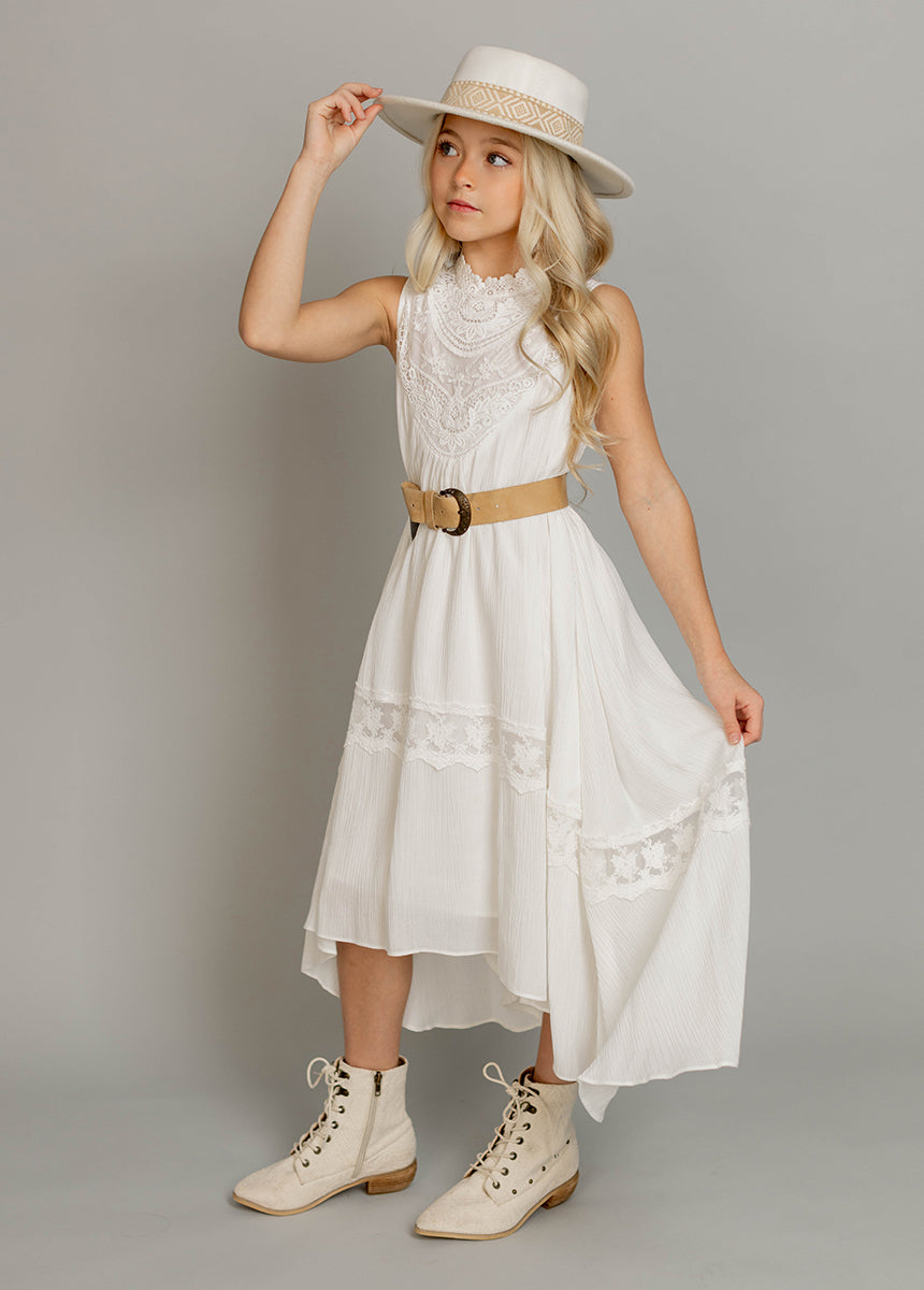 Delphina Dress in Cream
