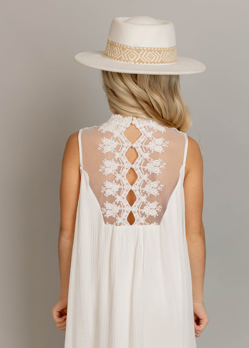 Delphina Dress in Cream