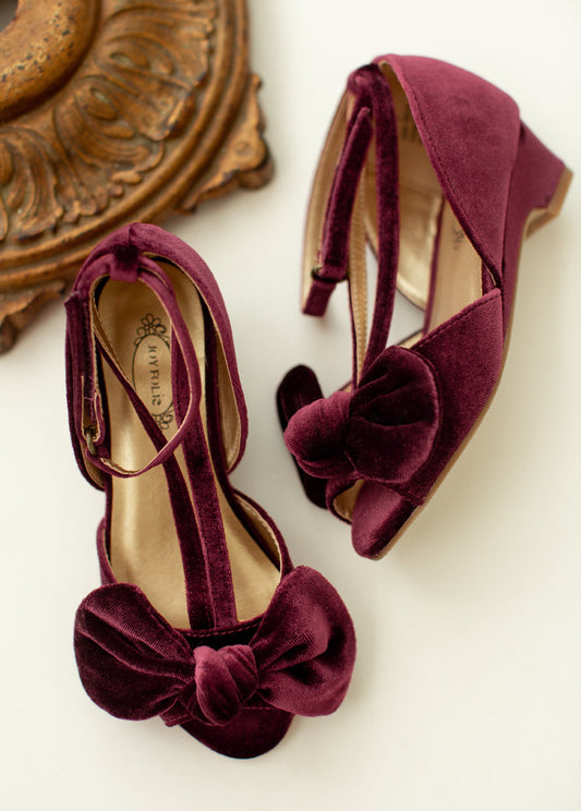 Lucia Heel in Burgundy