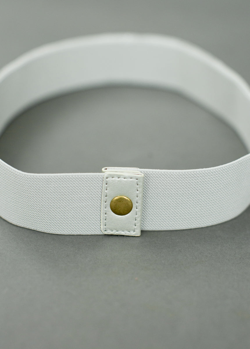 Molly Sequin Belt in Silver