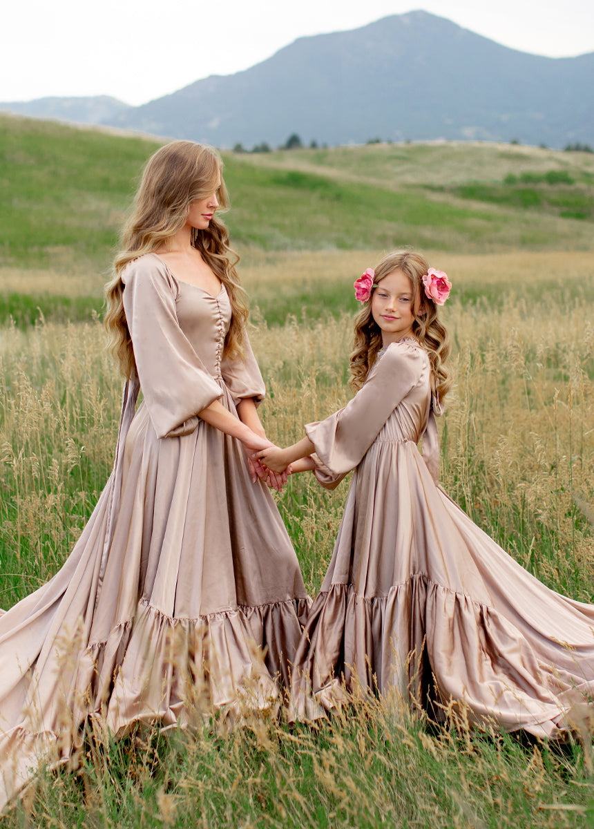 Leana Impact Dress in Stone