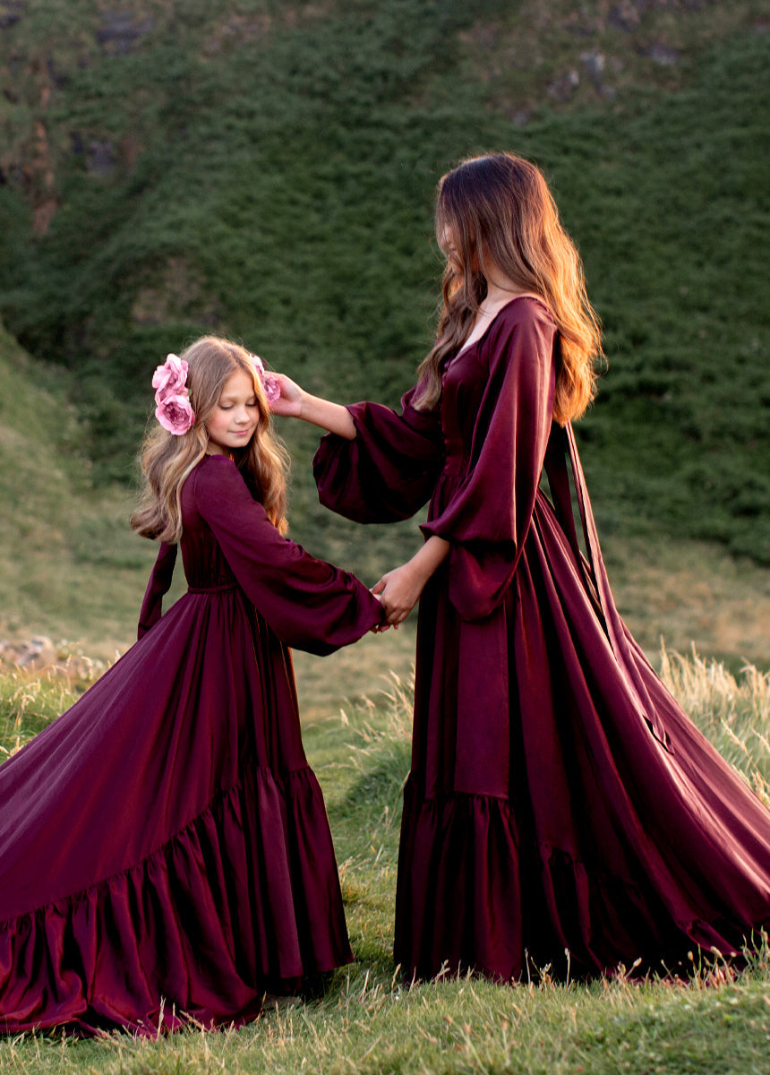 Leana Impact Dress in Plum