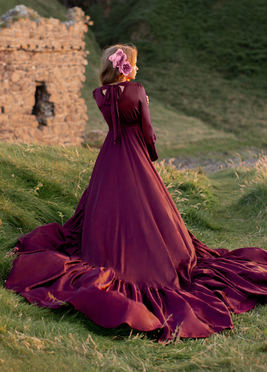 Leana Impact Dress in Plum