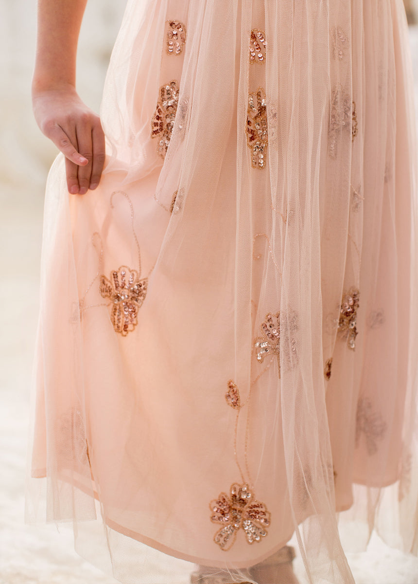 Kristine Dress in Blush