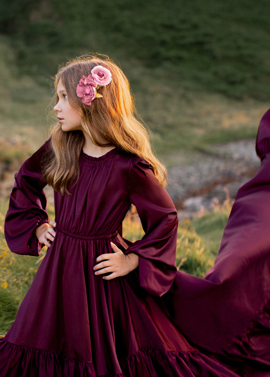 Leana Impact Dress in Plum