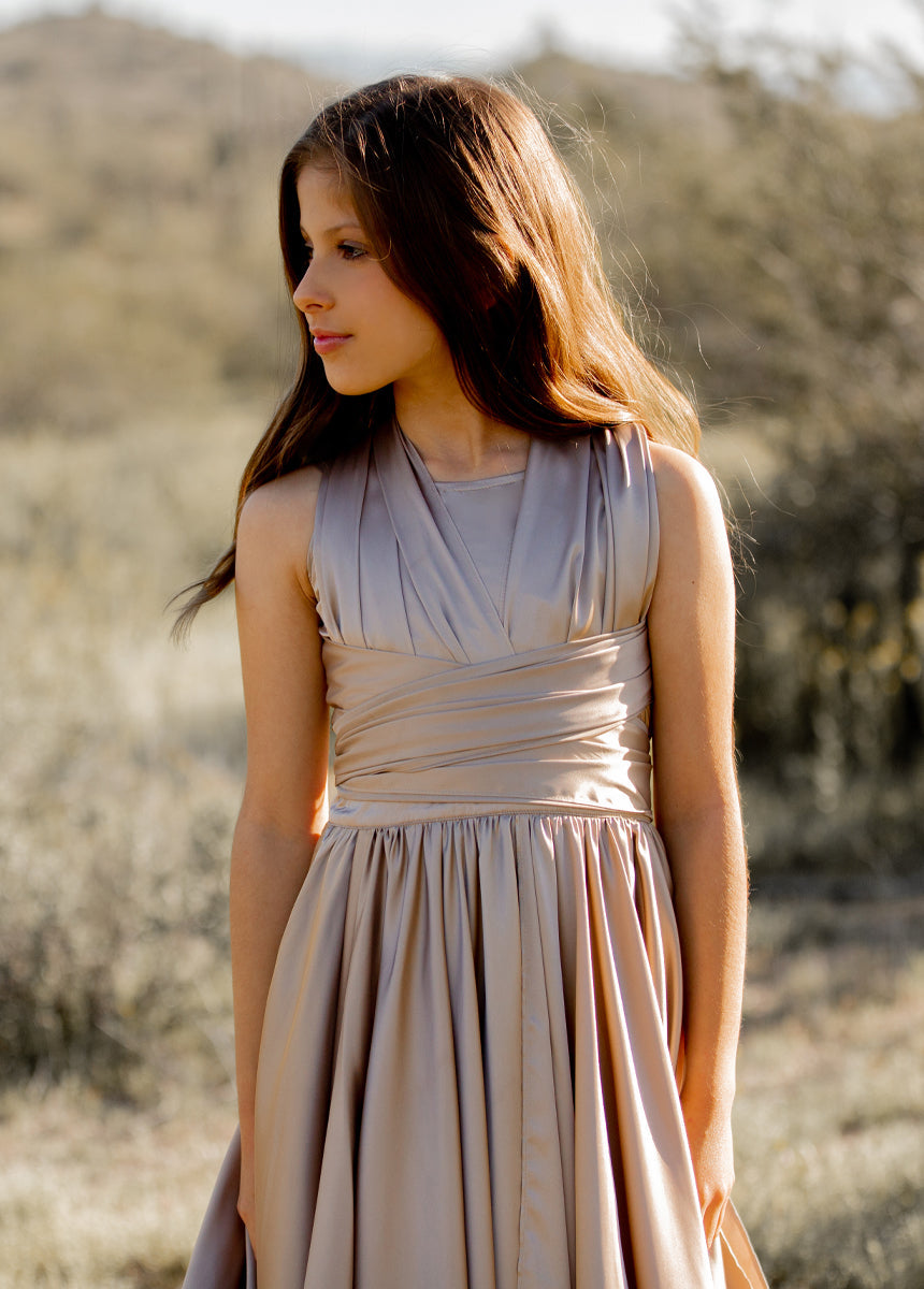 Junie Impact Dress in Stone